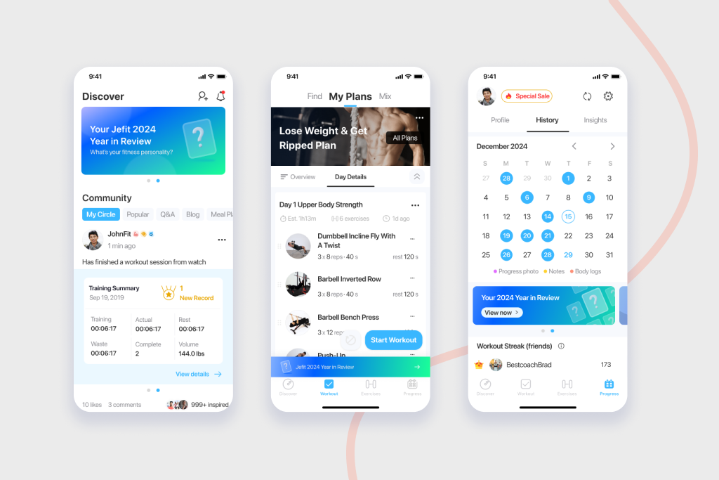 JEFIT Year In Review: Celebrating your fitness journey in 2024
